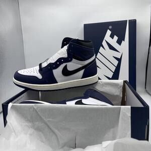 NIKE Men Air Jordan 1 Retro‎ High Og Dz5485-401 Midnight Navy Size 7.5